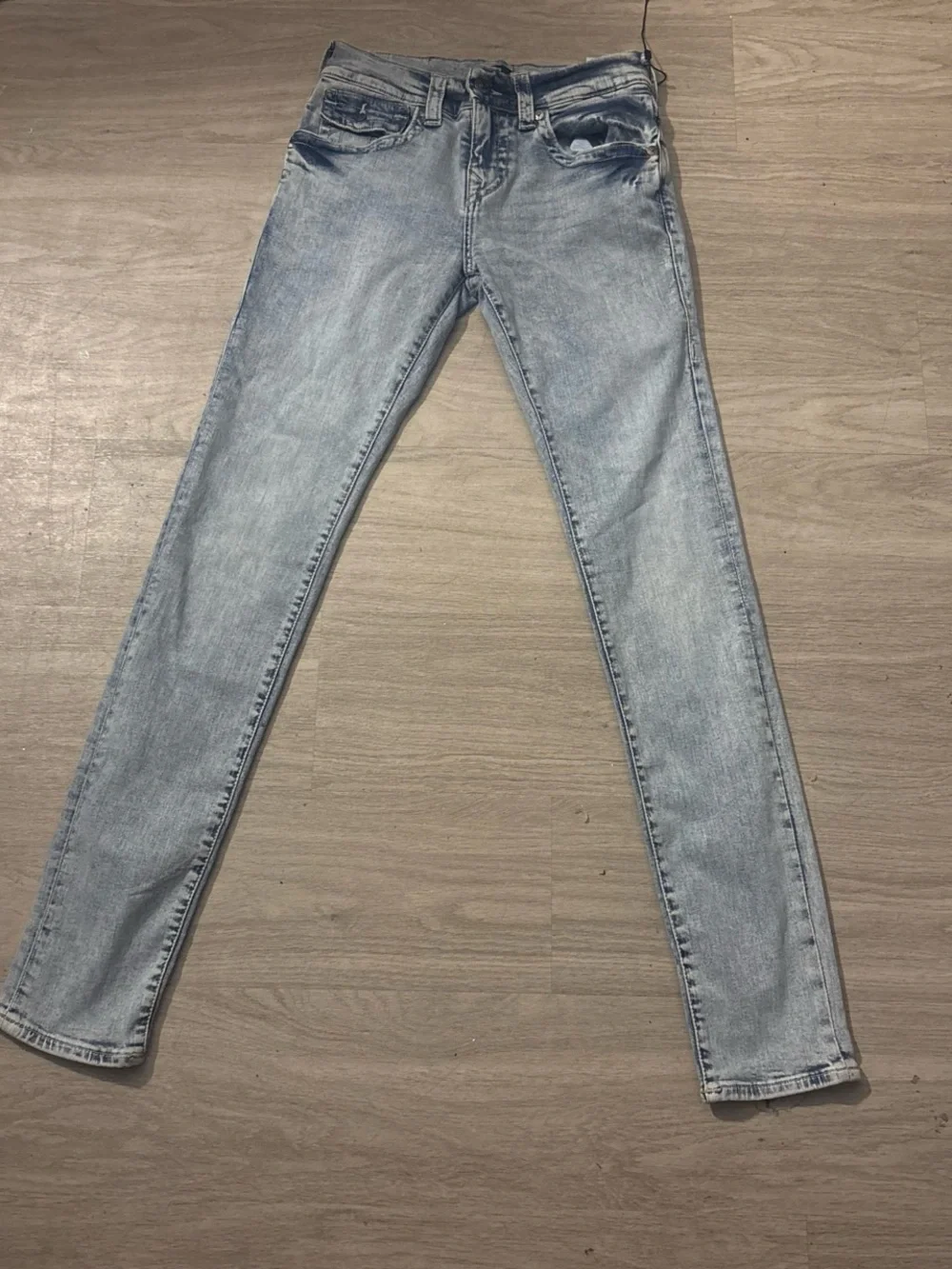 True Religion Light Wash Skinny Jeans - Pale Blue